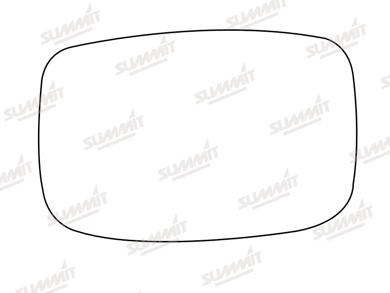 Summit Stick-On Standard Mirror Glass fits Ford Escort RHS - Summit Shop
