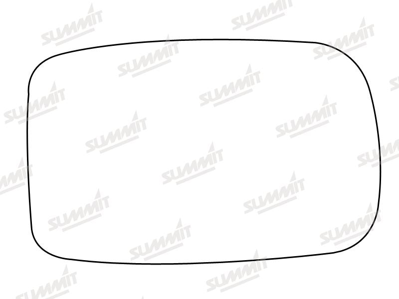Summit Stick-On Standard Mirror Glass fits Skoda Felicia LHS - Summit Shop