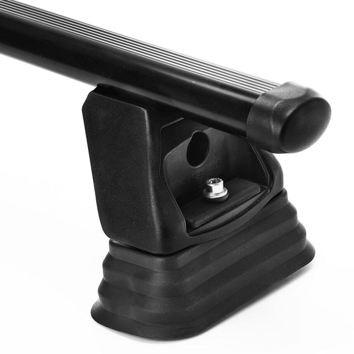 SUP-091 Premium Multi Fit Roof Bars, Black Steel, Set of 2 - Summit Shop