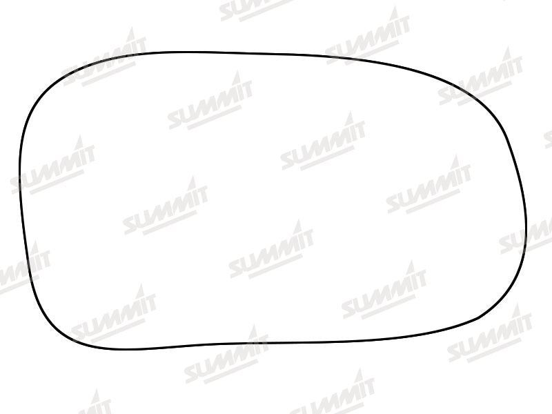 Summit Stick-On Standard Mirror Glass fits Rover 400 RHS - Summit Shop