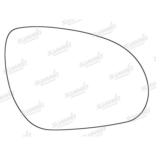 Summit Stick-On Standard Mirror Glass fits Hyundai i30 84mm RHS - Summit Shop