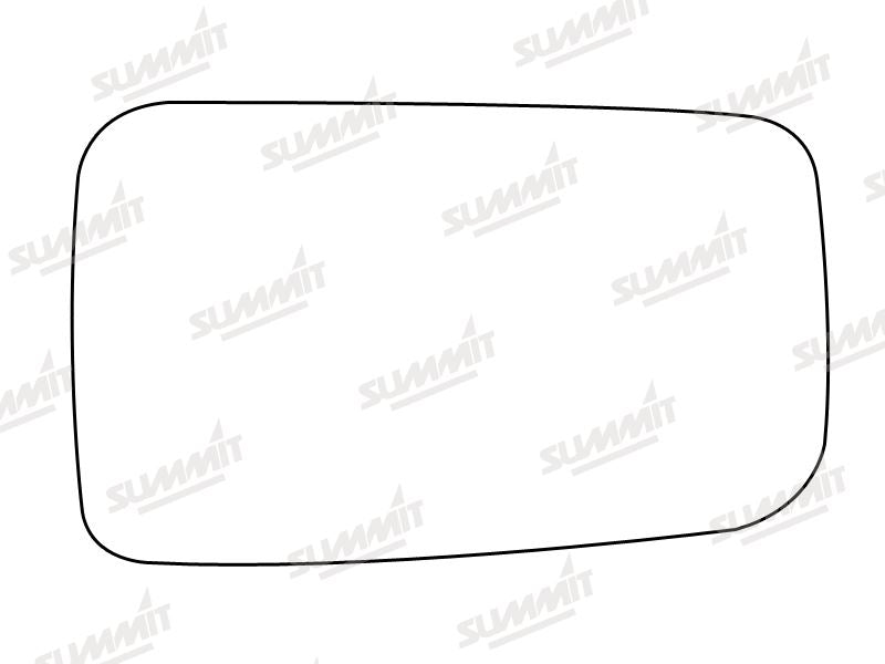 Summit Stick-On Standard Mirror Glass fits Fiat Tipo Tempra LHS RHS - Summit Shop