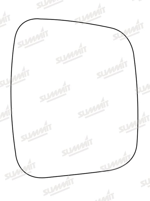 Summit Stick-On Commercial Mirror Glass fits Citroen Nemo, Fiat Fiorino RHS - Summit Shop