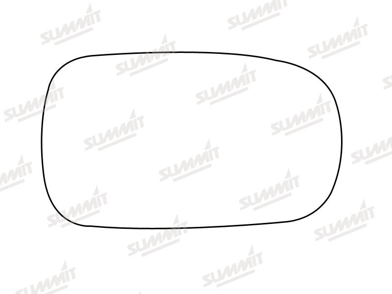Summit Stick-On Standard Mirror Glass fits Nissan Primera LHS RHS - Summit Shop