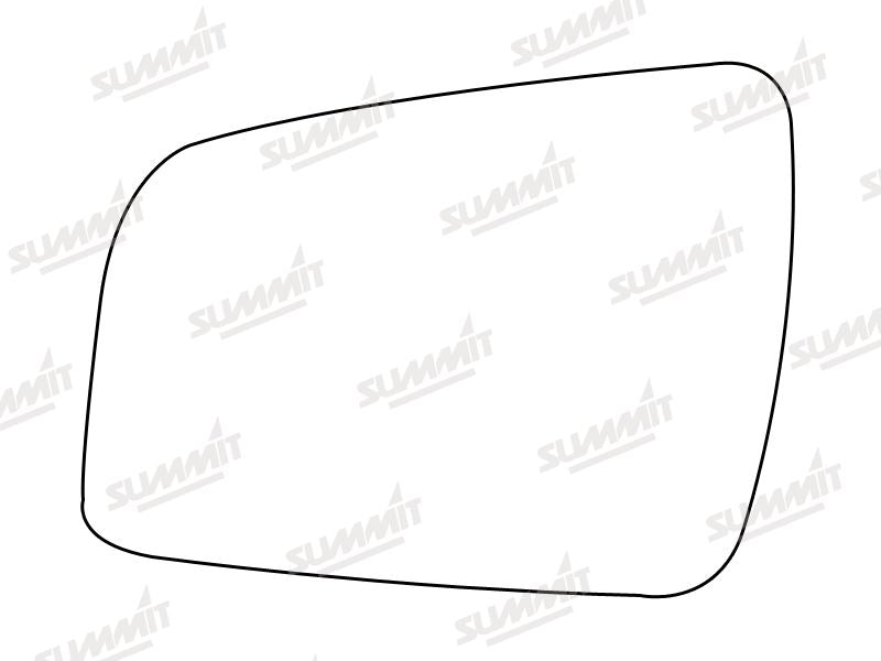 Summit Stick-On Standard Mirror Glass fits Vauxhall Zafira 10 on LHS - Summit Shop