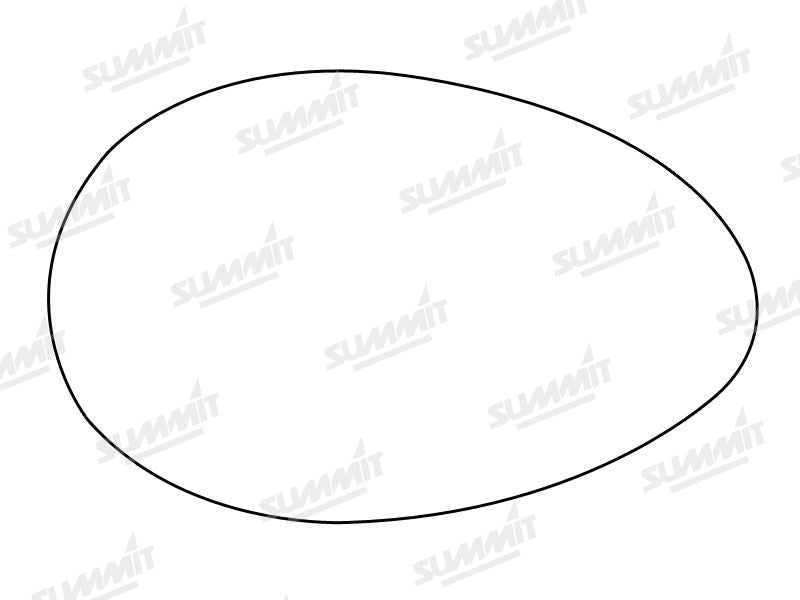 Summit Stick-On Anti Dazzle Mirror Glass fits Alfa 156 LHS RHS - Summit Shop