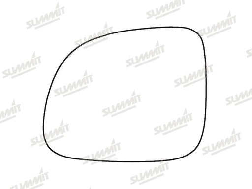 Summit Stick-On Standard Mirror Glass fits Chevrolet Captiva 10 to 16 LHS - Summit Shop