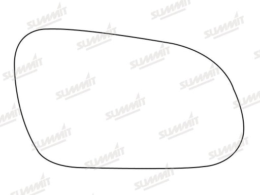 Summit Stick-On Standard Mirror Glass fits VW Fox 05 on RHS - Summit Shop
