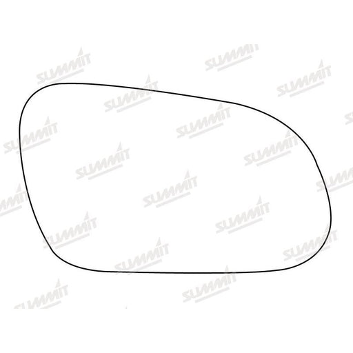 Summit Stick-On Standard Mirror Glass fits VW Fox 05 on RHS - Summit Shop