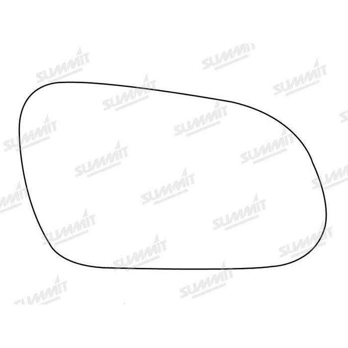 Summit Stick-On Standard Mirror Glass fits VW Fox 05 on RHS - Summit Shop