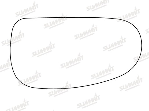 Summit Stick-On Anti Dazzle Mirror Glass fits Audi TT LHS - Summit Shop