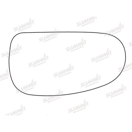 Summit Stick-On Anti Dazzle Mirror Glass fits Audi TT LHS - Summit Shop