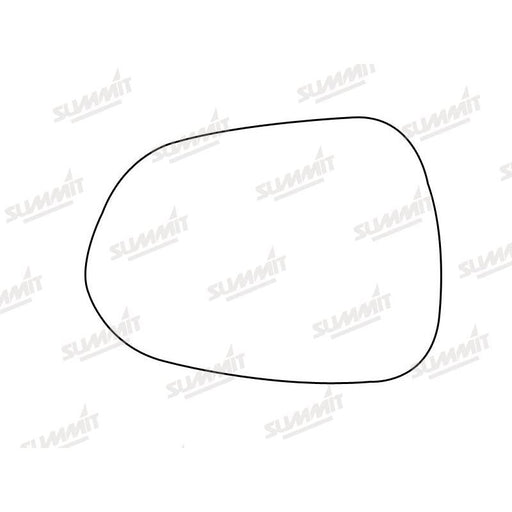 Summit Stick-On Standard Mirror Glass fits Honda Jazz 84 on LHS - Summit Shop
