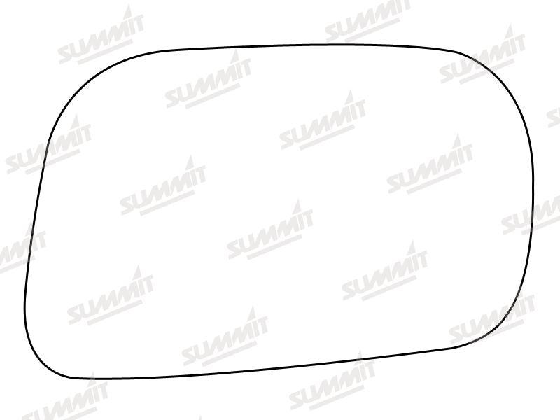 Summit Stick-On Standard Mirror Glass fits Vauxhall Agila RHS - Summit Shop