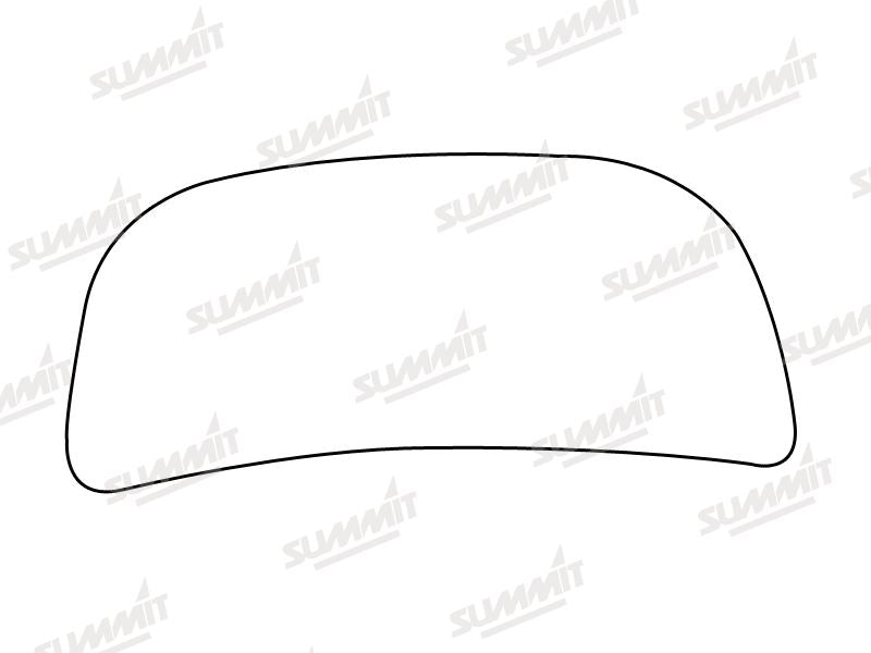 Summit Stick-On Commercial Lower Blind-Spot Mirror Glass fits Renault Traffic, Nissan Primastar, Vauxhall Vivaro LHS - Summit Shop