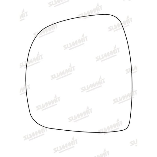 Summit Heated Base Plate With Commercial Mirror Glass fits Mercedes Vito Van 03 to 09 LHS - Summit Shop
