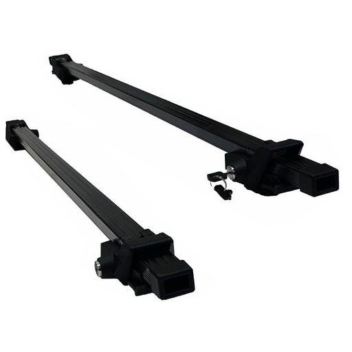 Summit SUM-001 Roof Bar to Fit Cars with Running Rails, Black Steel - Summit Shop
