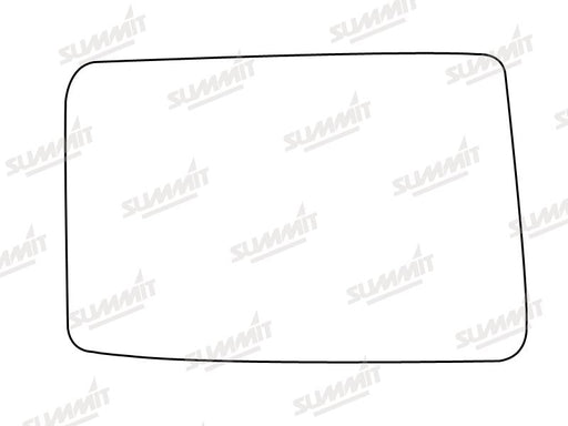 Summit Stick-On Standard Mirror Glass fits Vauxhall Carlton 92 on RHS - Summit Shop
