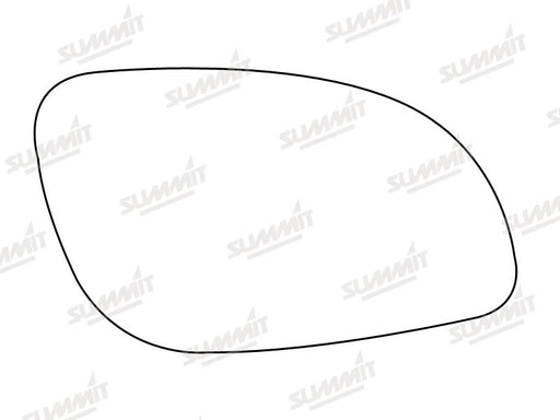 Summit Stick-On Standard Mirror Glass fits Vauxhall Vectra 03 on RHS - Summit Shop
