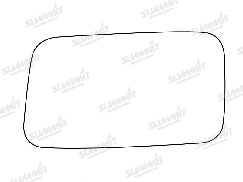 Summit Stick-On Standard Mirror Glass fits Fiat Panda LHS - Summit Shop