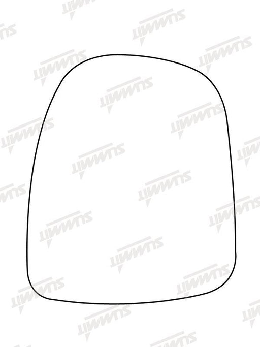 Summit Heated Base Plate With Commercial Mirror Glass fits Vauxhall Vivaro LHS - Summit Shop