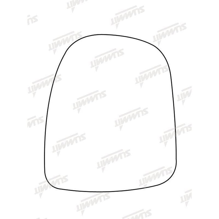 Summit Heated Base Plate With Commercial Mirror Glass fits Vauxhall Vivaro LHS - Summit Shop