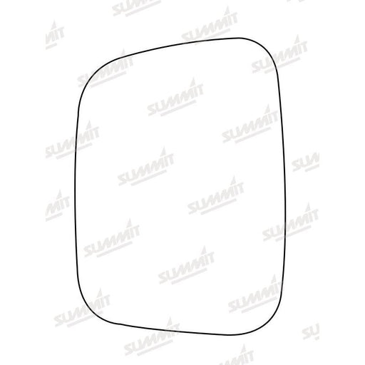Summit Heated Base Plate With Commercial Mirror Glass fits VW Transporter T5 03 to 14 LHS - Summit Shop