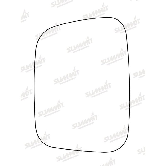 Summit Heated Base Plate With Commercial Mirror Glass fits VW Transporter T5 03 to 14 LHS - Summit Shop