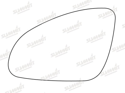 Summit Heated Base Plate With Standard Mirror Glass fits Vauxhall Astra J 09 to 15 LHS - Summit Shop