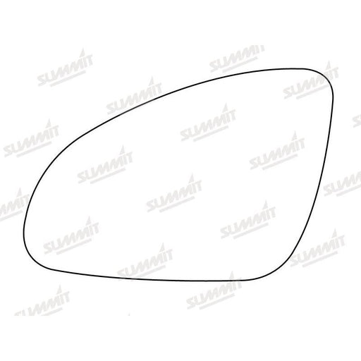 Summit Heated Base Plate With Standard Mirror Glass fits Vauxhall Astra J 09 to 15 LHS - Summit Shop