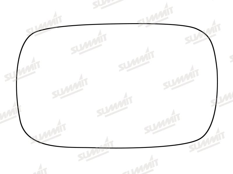 Summit Stick-On Standard Mirror Glass fits Rover SDI RHS LHS - Summit Shop