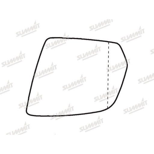 Summit Heated Base Plate With Blind Spot Mirror Glass fits Mercedes W164 / X164 08 to 12 LHS - Summit Shop