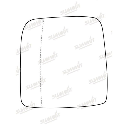 Summit Heated Base Plate With Commercial Mirror Glass fits & Integrated Lower Blind Spot Vauxhall Vivaro 14 on LHS - Summit Shop