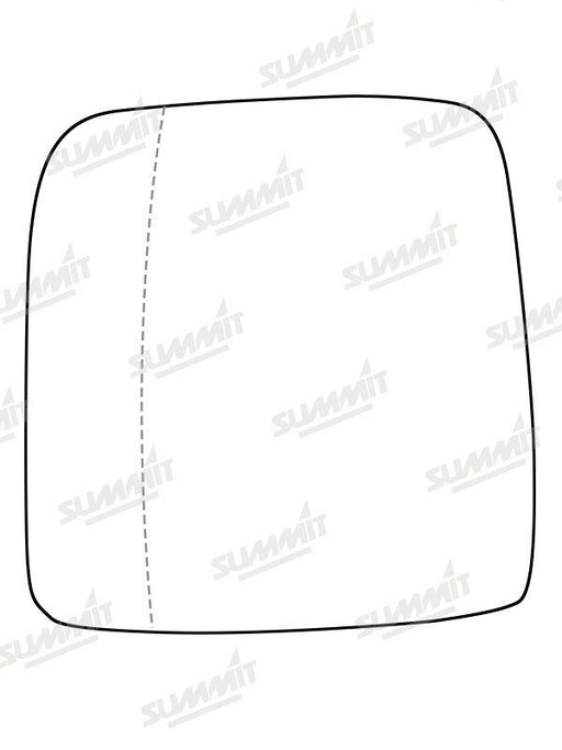 Summit Heated Base Plate With Commercial Mirror Glass fits & Integrated Lower Blind Spot Vauxhall Vivaro 14 on LHS - Summit Shop