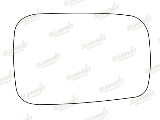 Summit Stick-On Standard Mirror Glass fits Hyundai Pony LHS - Summit Shop