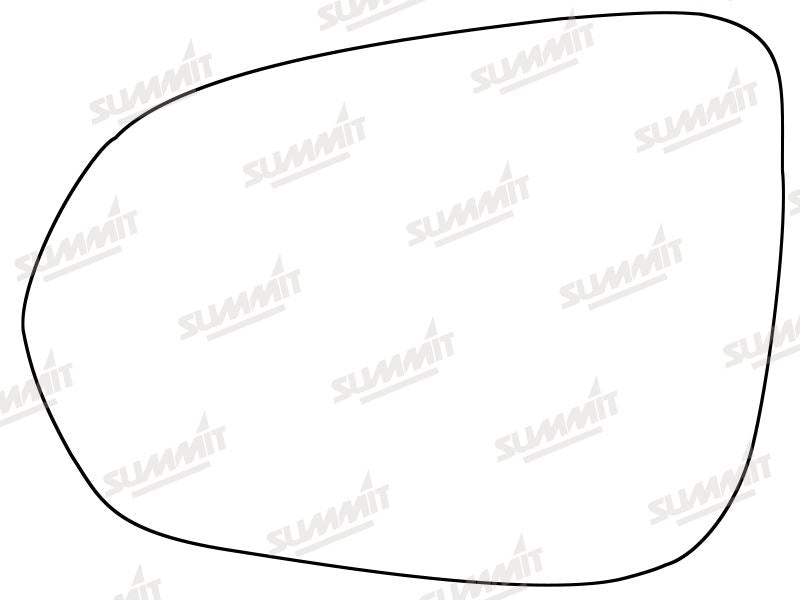 Summit Stick-On Standard Mirror Glass fits Lexus NX200 14 on LHS - Summit Shop