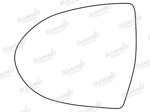 Summit Stick-On Standard Mirror Glass fits Kia Sportage 10 on LHS - Summit Shop