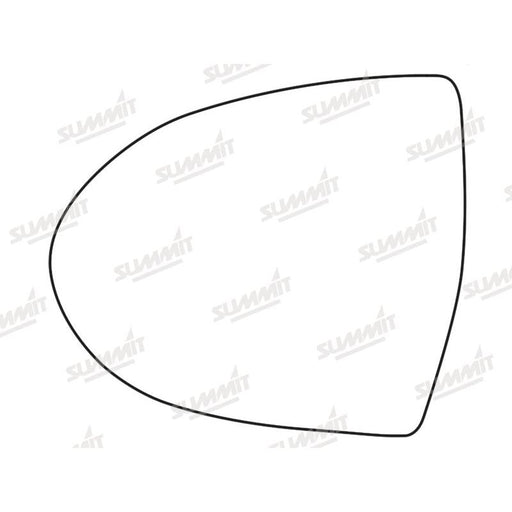 Summit Stick-On Standard Mirror Glass fits Kia Sportage 10 on LHS - Summit Shop