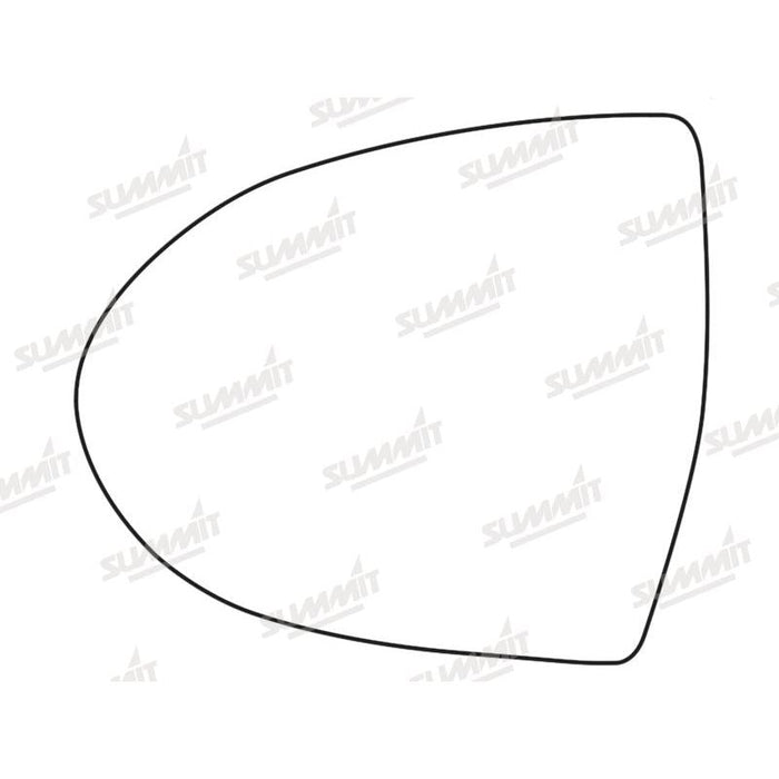 Summit Stick-On Standard Mirror Glass fits Kia Sportage 10 on LHS - Summit Shop