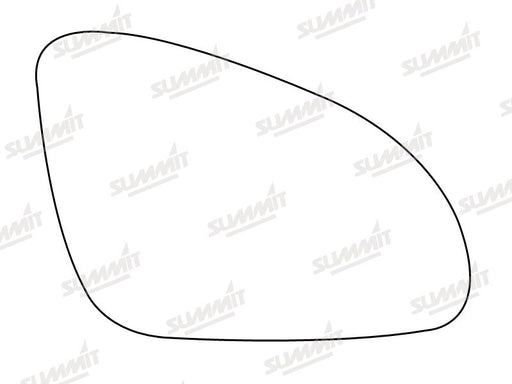 Summit Stick-On Aspheric Mirror Glass fits Vauxhall Astra J 10 on (Not Including Coupe) RHS - Summit Shop