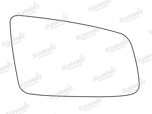 Summit Stick-On Standard Mirror Glass fits BMW 5 Series 03 on 6 Series 04 on RHS - Summit Shop