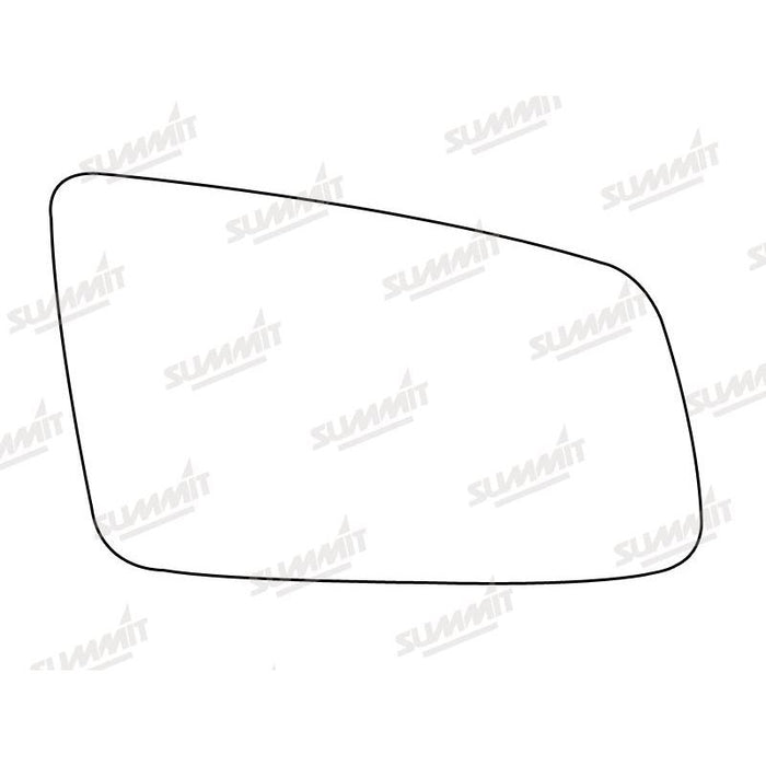 Summit Stick-On Standard Mirror Glass fits BMW 5 Series 03 on 6 Series 04 on RHS - Summit Shop
