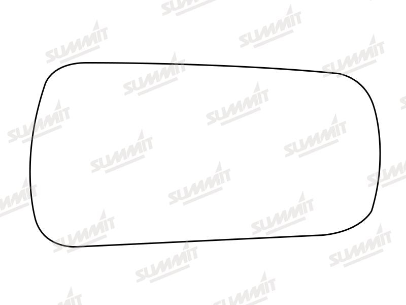 Summit Stick-On Standard Mirror Glass fits Vauxhall Cavalier Coupe RHS - Summit Shop