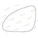 Summit Stick-On Standard Mirror Glass fits Vauxhall Insignia Astra J Coupe LHS - Summit Shop