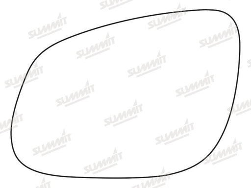 Summit Stick-On Standard Mirror Glass fits Kia Rio LHS - Summit Shop