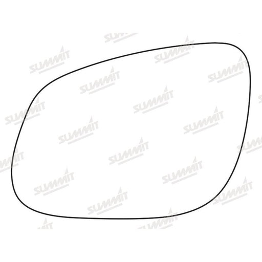 Summit Stick-On Standard Mirror Glass fits Kia Rio LHS - Summit Shop