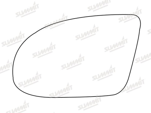 Summit Stick-On Standard Mirror Glass fits Vauxhall Tigra LHS - Summit Shop