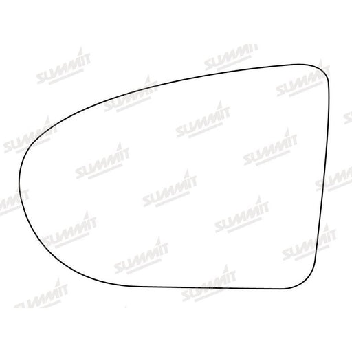 Summit Stick-On Standard Mirror Glass fits Nissan Qashqai 08 on LHS - Summit Shop
