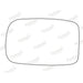 Summit Stick-On Standard Mirror Glass fits Skoda Felicia RHS - Summit Shop