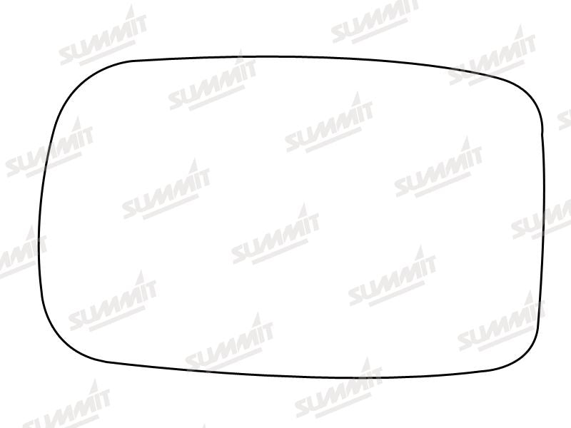 Summit Stick-On Standard Mirror Glass fits Skoda Felicia RHS - Summit Shop